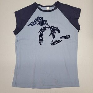 Girls Bella Plus Size 14-16 Raglan T Shirt Great Lakes Map Graphic Tee Top‎